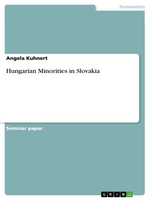 cover image of Hungarian Minorities in Slovakia